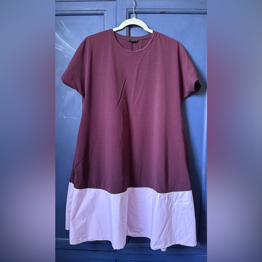 COS Burgundy Dress Size Small